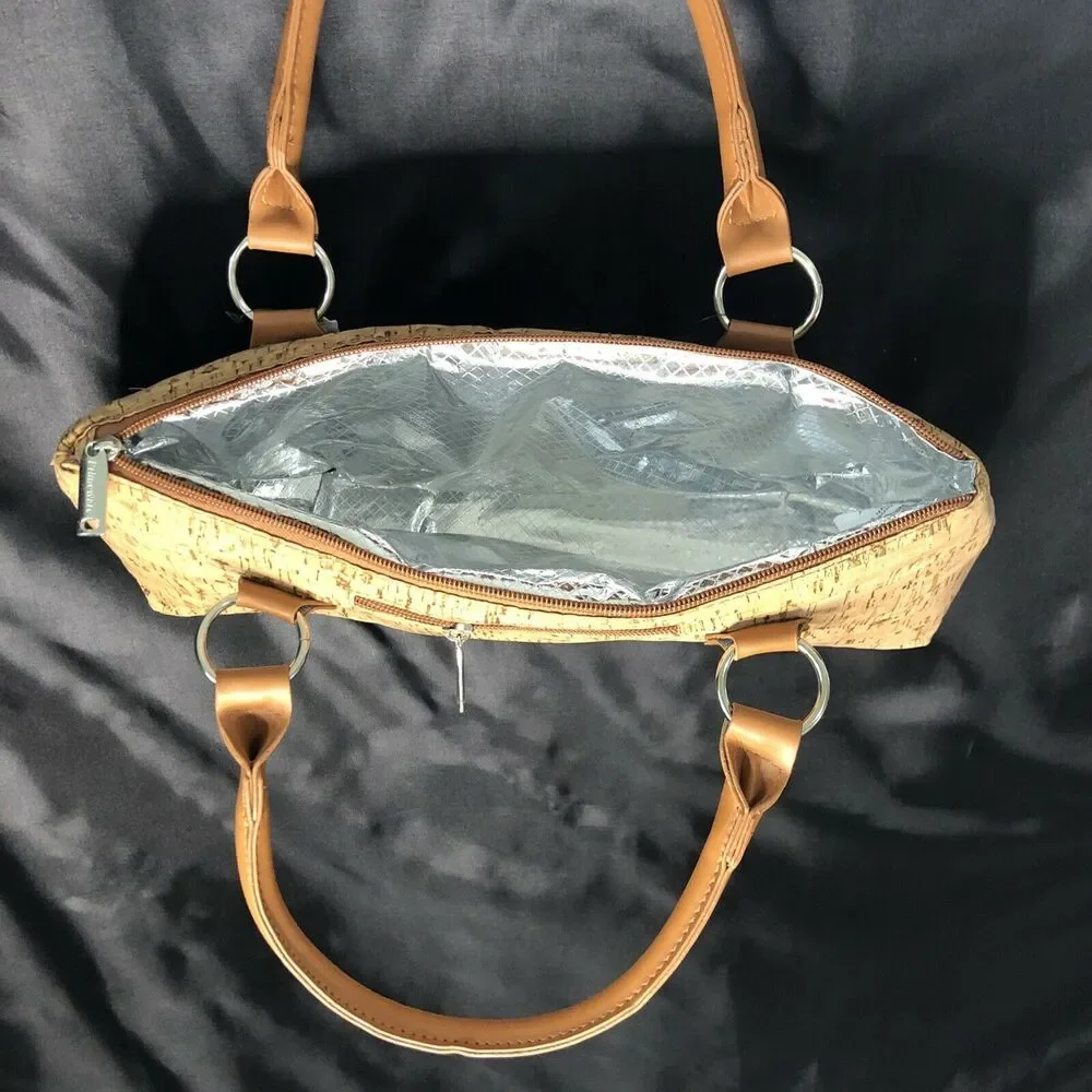 Primeware Insulated Thermal Wine Clutch Tote Without Corkscrew Picnic Lunch Bag